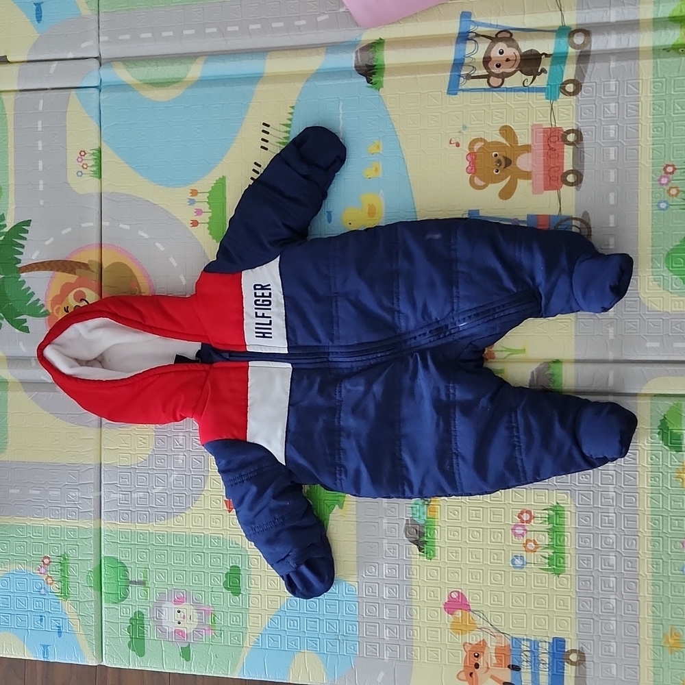 Tommy Hilfiger Red and Blue Kids Jacket